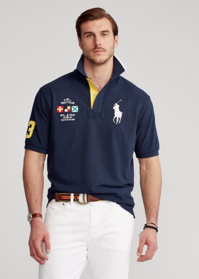 Camisa Polo Polo Ralph Lauren Hombre Azul Marino - Yacht Club Mesh - ZEXDW7834